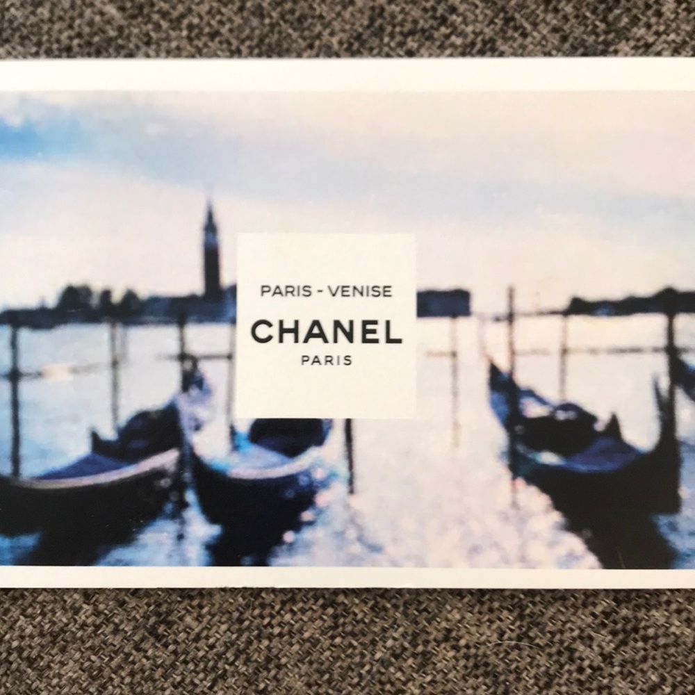3 Chanel postcards.
